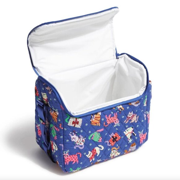 Vera Bradley Crossbody Lunch Bag in Catnip Christmas NWT - Picture 4 of 5